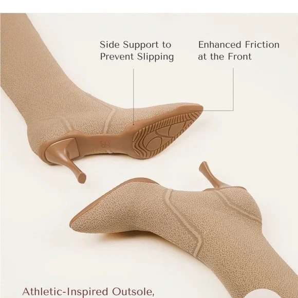 Cosy Island Black Knee-High Boots | Kitten Heel | Waterproof - Picture 6 of 9